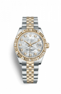 Rolex Datejust 31 Rolesor Yellow Fluted Diamond / Jubilee / MOP 178313-0035