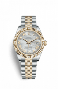 Rolex Datejust 31 Rolesor Yellow Fluted Diamond / Jubilee / MOP Roman 178313-0002