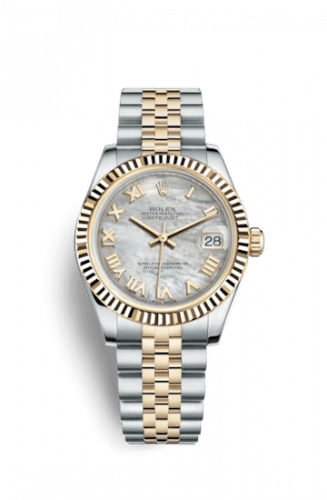 Rolex Datejust 31 Rolesor Yellow Fluted / Jubilee / MOP Roman 178273-0016