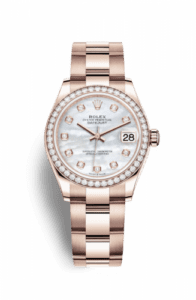 Rolex Datejust 31 Rose Gold / Diamond / MOP / Oyster 278285rbr-0011