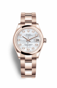Rolex Datejust 31 Rose Gold / Domed / MOP / Oyster 278245-0013