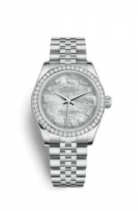 Rolex Datejust 31 Stainless Steel Diamond / Jubilee / MOP - Roman 178384-0040