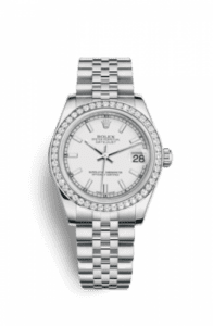 Rolex Datejust 31 Stainless Steel Diamond / Jubilee / White 178384-0030