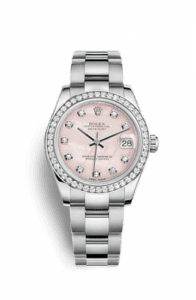 Rolex Datejust 31 Stainless Steel Diamond / Oyster / Pink MOP 178384-0061
