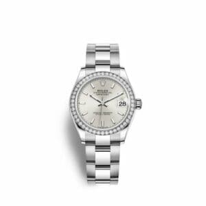 Rolex Datejust 31 Stainless Steel Diamond / Oyster / Silver 278384rbr-0015