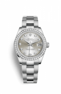 Rolex Datejust 31 Stainless Steel Diamond / Oyster / Silver Diamond 178384-0017