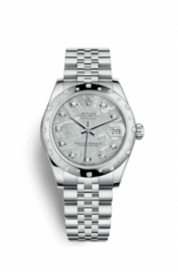 Rolex Datejust 31 Stainless Steel Domed Diamond / Jubilee / Meteorite 178344-0020