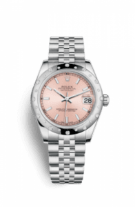 Rolex Datejust 31 Stainless Steel Domed Diamond / Jubilee / Pink 178344-0043