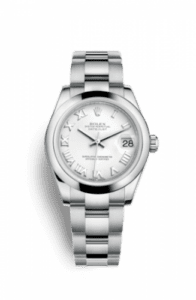 Rolex Datejust 31 Stainless Steel Domed / Oyster / White Roman 178240-0031