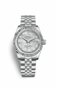 Rolex Datejust 31 Stainless Steel Fluted / Jubilee / MOP Roman 178274-0071