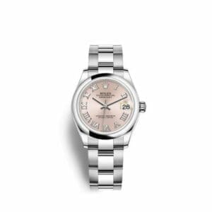 Rolex Datejust 31 Stainless Steel / Oyster / Pink - Roman 278240-0013