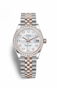 Rolex Datejust 31 Stainless Steel/ Rose Gold / Diamond / MOP / Jubilee 278381rbr-0026