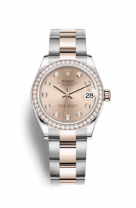 Rolex Datejust 31 Stainless Steel/ Rose Gold / Diamond / Rose - Diamond / Oyster 278381rbr-0023