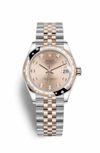 Rolex Datejust 31 Stainless Steel/ Rose Gold / Domed - Diamond / Rose - Diamond / Jubilee 278341rbr-0024