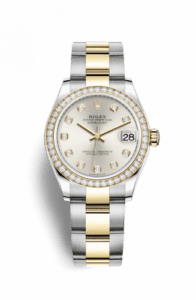 Rolex Datejust 31 Stainless Steel / Yellow Gold / Diamond / Silver - Diamond / Oyster 278383rbr-0019