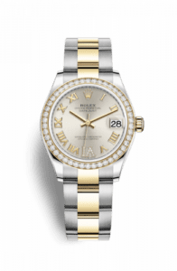 Rolex Datejust 31 Stainless Steel / Yellow Gold / Diamond / Silver - Roman / Oyster 278383rbr-0003