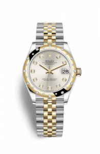 Rolex Datejust 31 Stainless Steel / Yellow Gold / Domed - Diamond / Silver - Diamond / Jubilee 278343rbr-0020