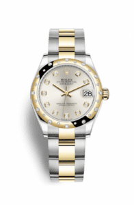 Rolex Datejust 31 Stainless Steel / Yellow Gold / Domed - Diamond / Silver - Diamond / Oyster 278343rbr-0019