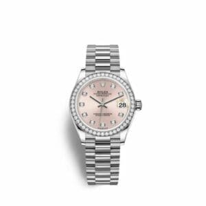 Rolex Datejust 31 White Gold Diamond / Pink - Diamond 278289rbr-0022