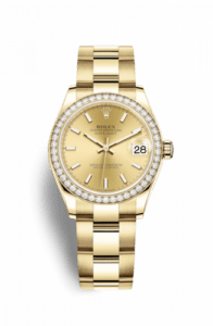 Rolex Datejust 31 Yellow Gold / Diamond / Champagne / Oyster 278288rbr-0021