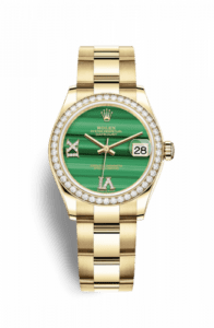 Rolex Datejust 31 Yellow Gold / Diamond / Malachite / Oyster 278288rbr-0003