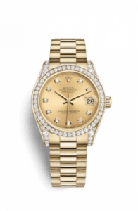 Rolex Datejust 31 Yellow Gold Diamond / President / Champagne Diamond 178158-0009
