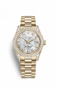 Rolex Datejust 31 Yellow Gold Diamond / President / MOP 178158-0008