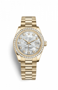 Rolex Datejust 31 Yellow Gold Diamond / President / MOP 178288-0001