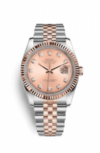 Rolex Datejust 36 Rolesor Everose Fluted / Jubilee / Pink Diamonds 116231-0057