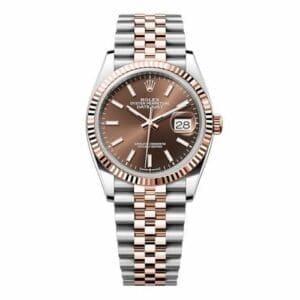 Rolex Datejust 36 Stainless Steel - Everose / Fluted / Chocolate / Jubilee 126231-0043