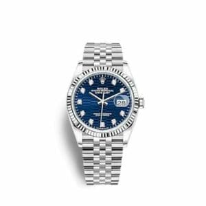 Rolex Datejust 36 Stainless Steel - Fluted / Blue - Fluted - Diamond / Jubilee 126234-0057