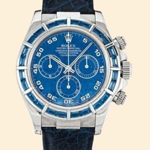 Rolex Daytona White Gold Blue Sapphire Strap Sodalite 116589saci-0002