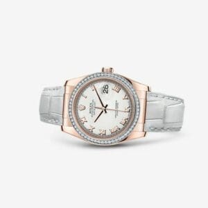 Rolex Datejust 36 Everose Strap Ivory Roman 116185-0031