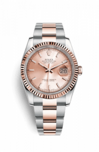 Rolex Datejust 36 Rolesor Everose Fluted / Oyster / Pink 116231-0096