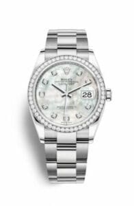 Rolex Datejust 36 Stainless Steel / Diamond / MOP-Diamond / Oyster 126284RBR-0012