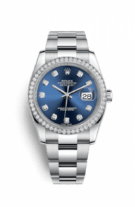 Rolex Datejust 36 Stainless Steel Diamond / Oyster / Blue Diamond 116244-0022