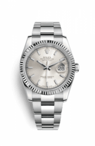 Rolex Datejust 36 Stainless Steel Fluted / Oyster / Silver 116234-0093