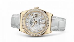 Rolex Datejust 36 Yellow Gold Diamond Strap Mother of Peaerl 116188-0091