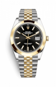 Rolex Datejust 41 Rolesor Yellow Smooth / Jubilee / Black 126303-0014