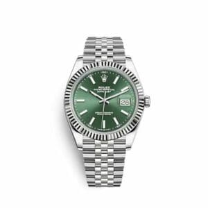 Rolex Datejust 41 Stainless Steel - Fluted / Green / Jubilee 126334-0028