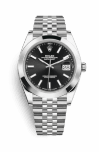 Rolex Datejust 41 Stainless Steel Smooth / Jubilee / Black 126300-0012