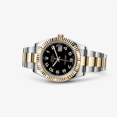 Rolex Datejust II Rolesor Black 116333-0004