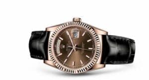 Rolex Day-Date 36 Everose / Strap / Chocolate 118135-0019