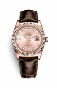 Rolex Day-Date 36 Everose / Strap / Pink Diamond 118135-0062