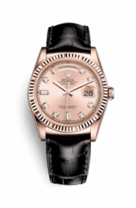 Rolex Day-Date 36 Everose / Strap / Pink Diamond 118135-0065