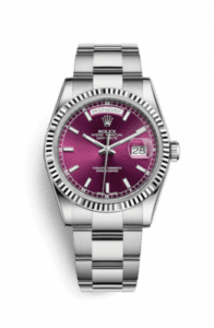 Rolex Day-Date 36 White Gold / Oyster / Cherry 118239-0304