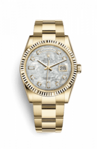 Rolex Day-Date 36 Yellow Gold Fluted / Oyster / MOP 118238-0152