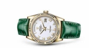 Rolex Day-Date 36 Yellow Gold / Strap / White Roman 118138-0136