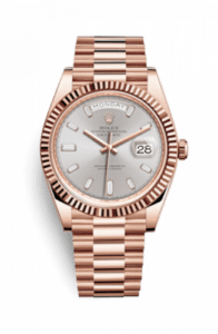 Rolex Day-Date 40 Everose / Sundust - Diamond 228235-0004