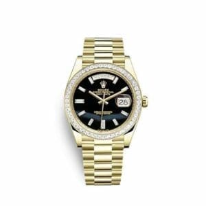 Rolex Day-Date 40 Yellow Gold - Diamond / Onyx 228398TBR-0038